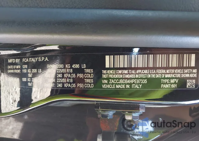 ZACCJBDB4HPE97335: 43192871