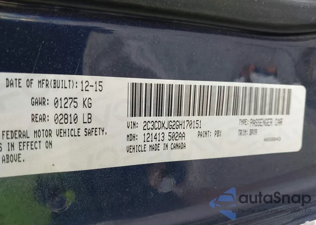 2C3CDXJG2GH170151: 43192940