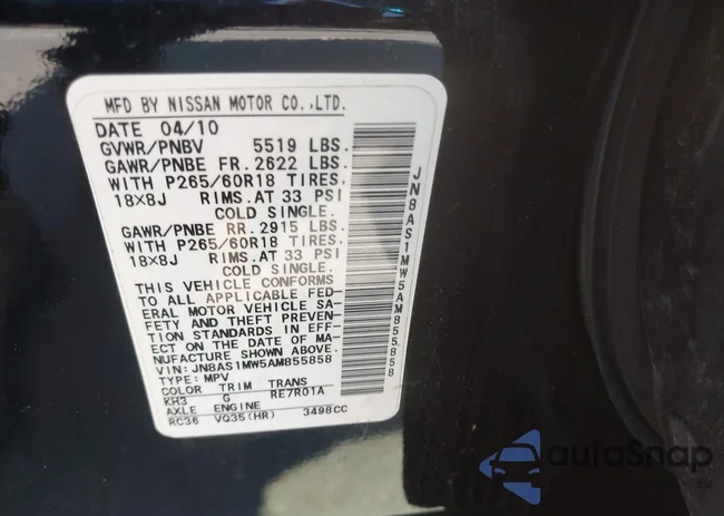 JN8AS1MW5AM855858: 43193973