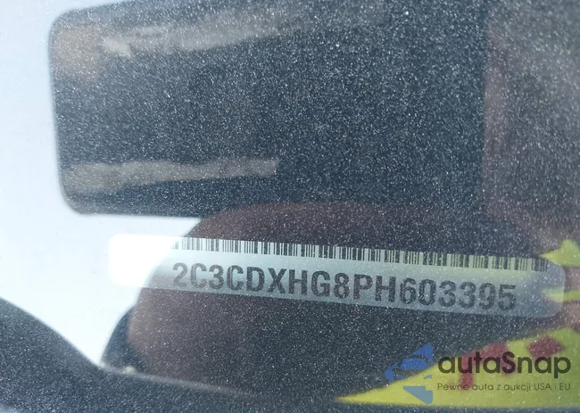 2C3CDXHG8PH603395: 43193980