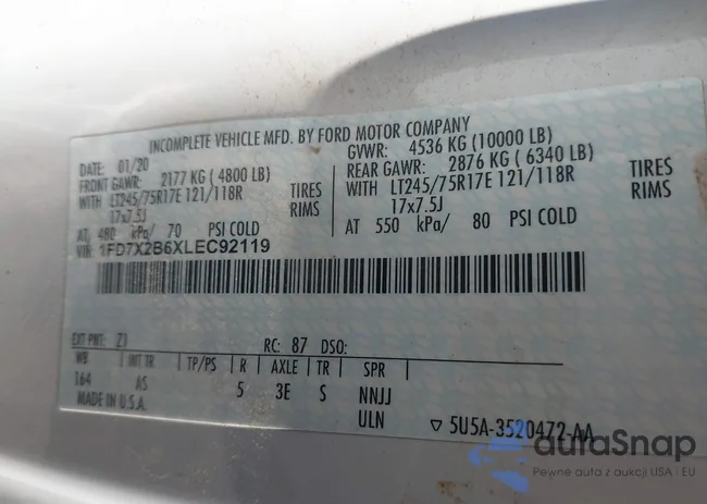 1FD7X2B6XLEC92119: 43194248