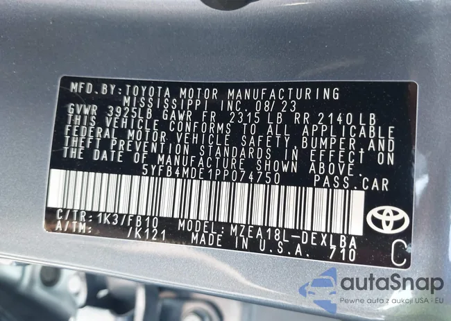 5YFB4MDE1PP074750: 43193727