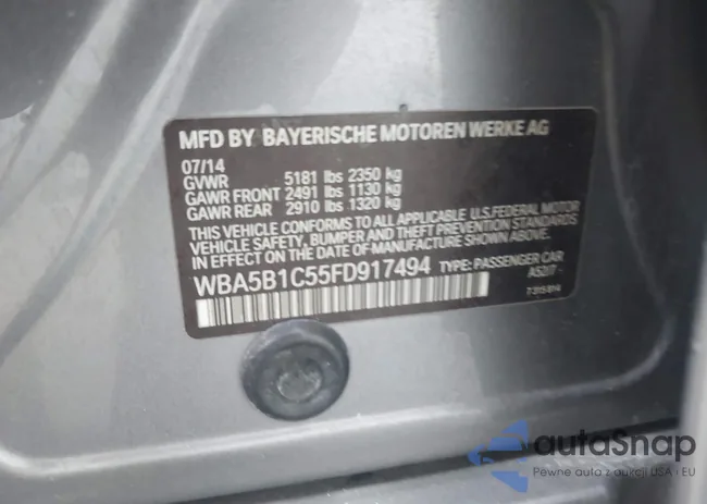 WBA5B1C55FD917494: 43194962