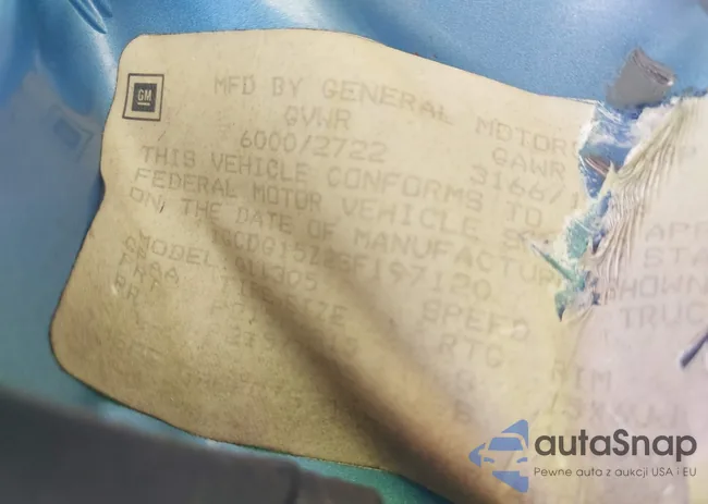 1GCDG15Z2SF197120: 43195280