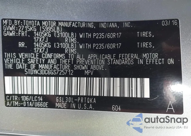 5TDYK3DC6GS725712: 43195460