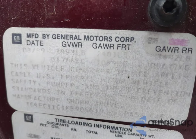 1G4EC11C1KB905619: 43195484