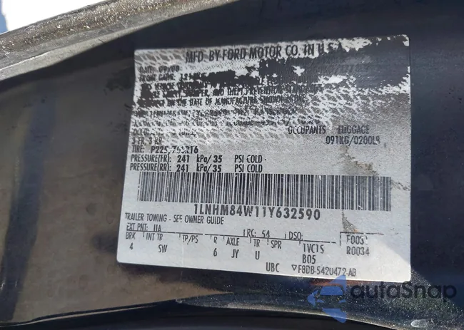 1LNHM84W11Y632590: 43194817