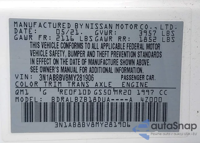 3N1AB8BV8MY281906: 43196305