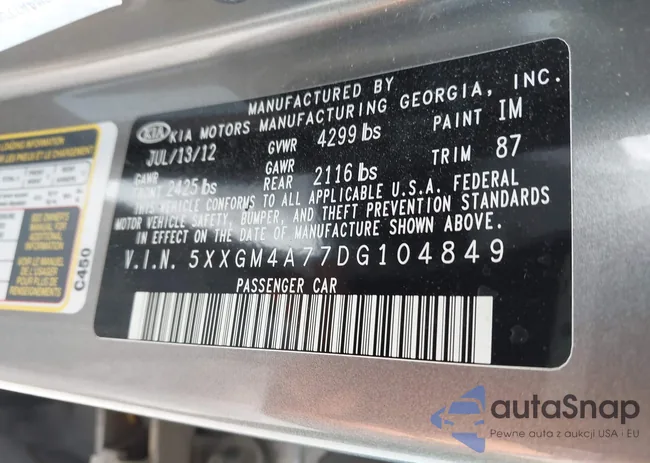 5XXGM4A77DG104849: 43195787