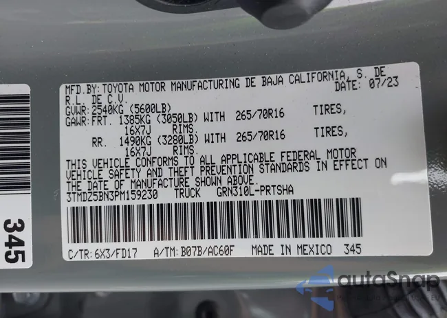 3TMDZ5BN3PM159230: 43195951