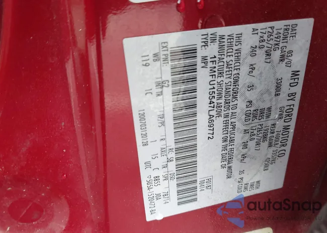 1FMFU15547LA69772: 43197161