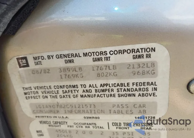 1G1AY0782C5121573: 43197472