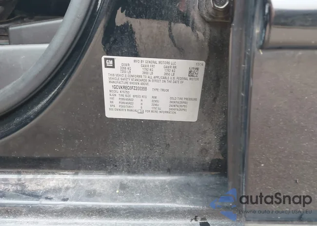 1GCVKREC6FZ200358: 43197503