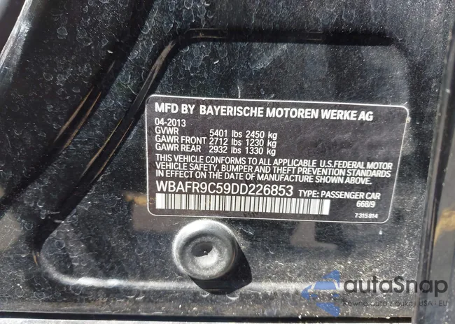 WBAFR9C59DD226853: 43196660