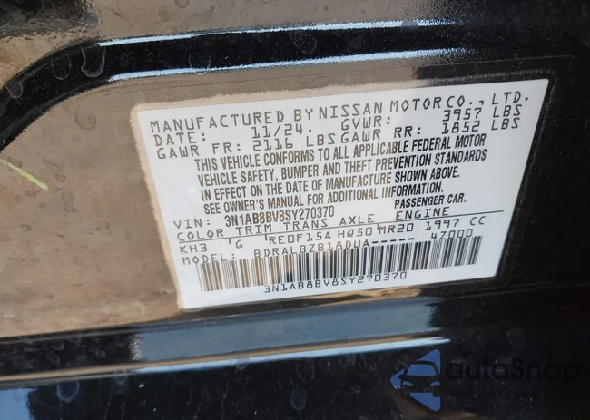 3N1AB8BV8SY270370: 43196789