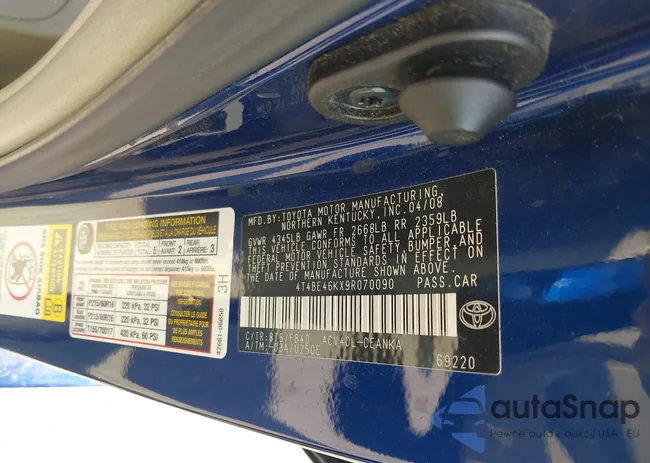 4T4BE46KX9R070090: 43198548