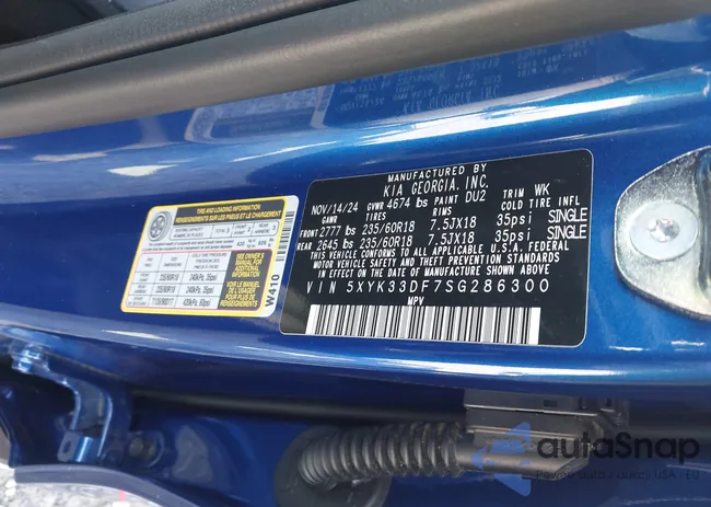 5XYK33DF7SG286300: 43198559