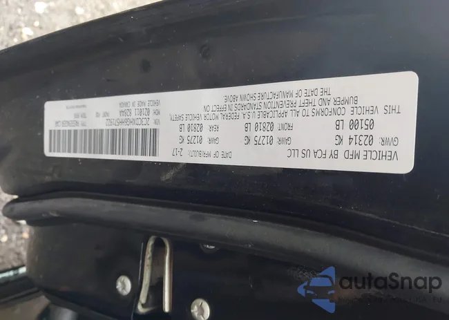 2C3CDXHG6HH571922: 43197625