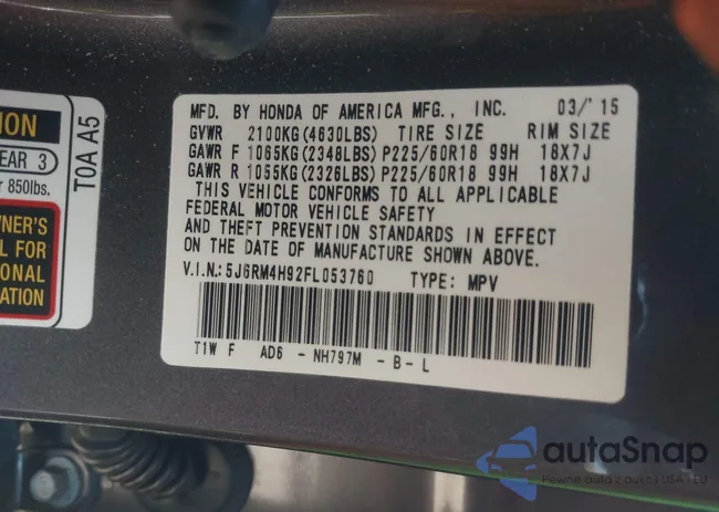 5J6RM4H92FL053760: 43197652