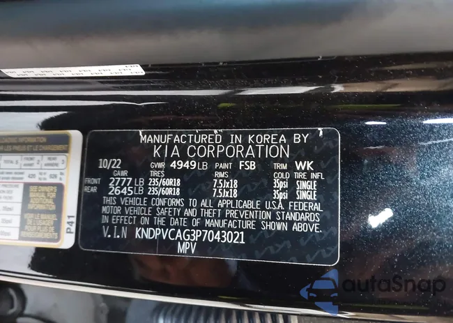 KNDPVCAG3P7043021: 43197894