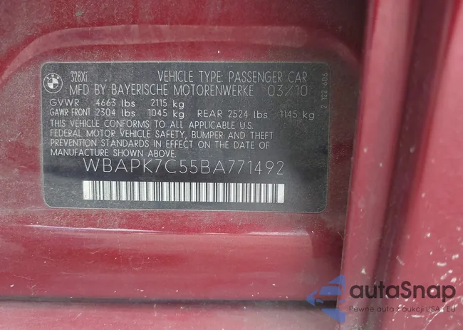 WBAPK7C55BA771492: 43197912