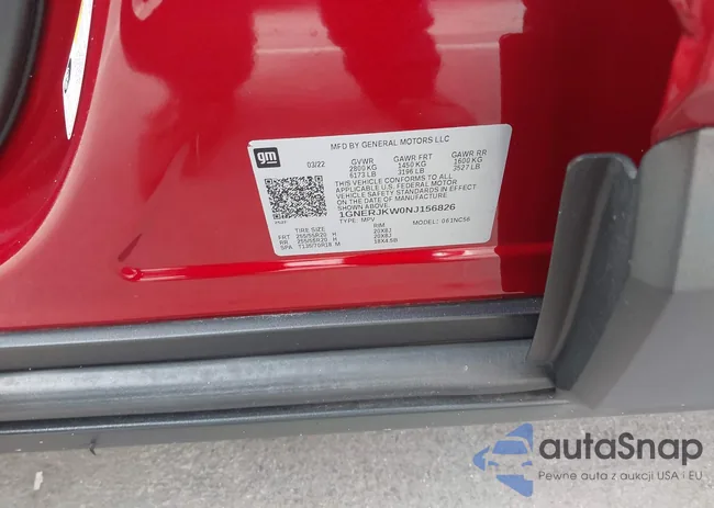 1GNERJKW0NJ156826: 43199019