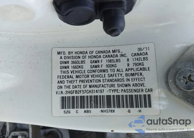 2HGFB2F57CH314197: 43199128