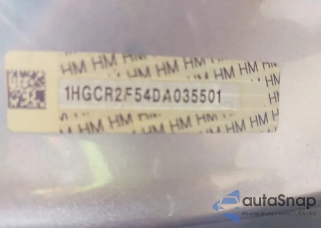 1HGCR2F54DA035501: 43199384