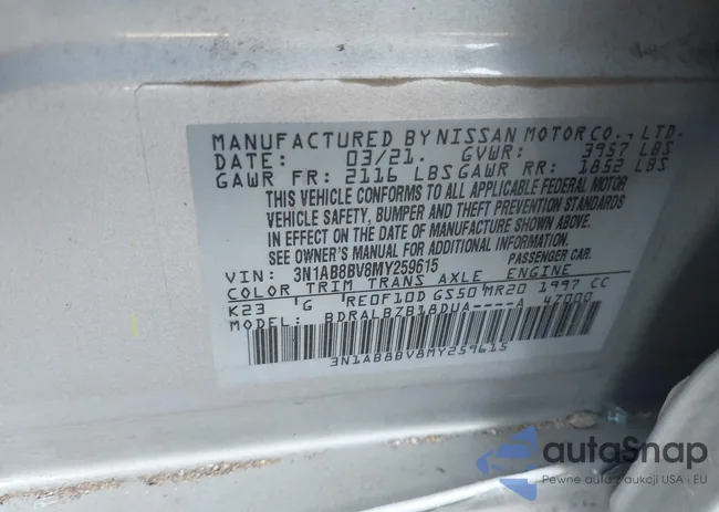 3N1AB8BV8MY259615: 43199407