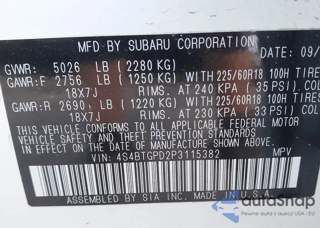 4S4BTGPD2P3115382: 43198882