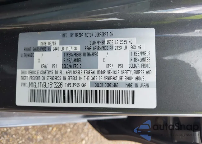 JM1GL1TY9L1513226: 43200465