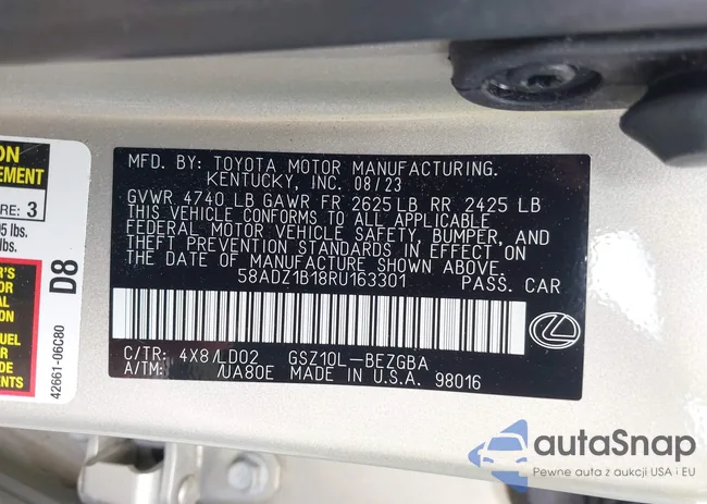 58ADZ1B18RU163301: 43199577