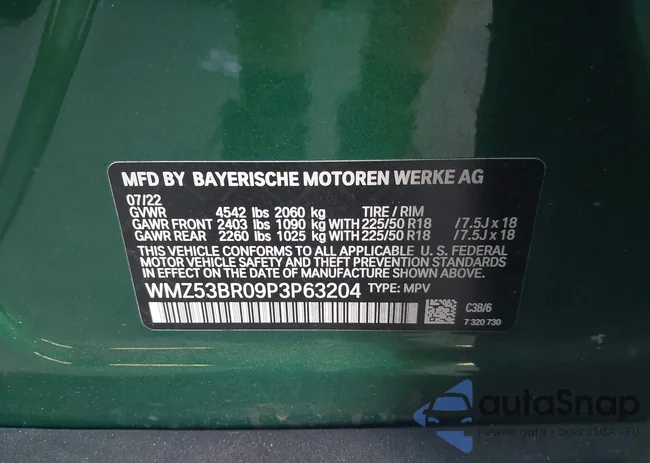 WMZ53BR09P3P63204: 43199736