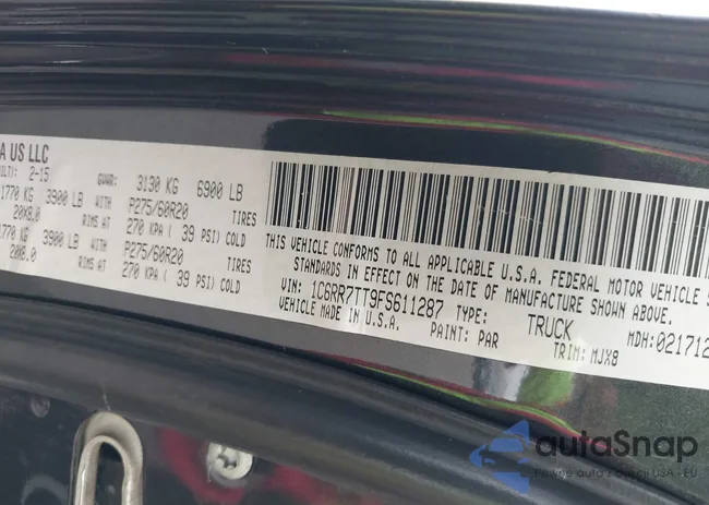 1C6RR7TT9FS611287: 43199782