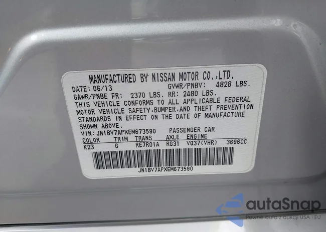 JN1BV7APXEM673590: 43199847