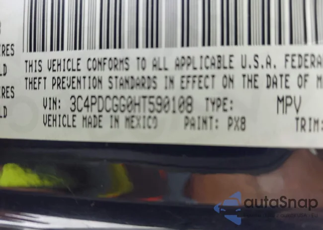 3C4PDCGG0HT590108: 43201314