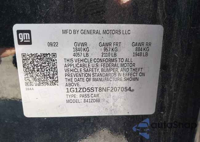 1G1ZD5ST8NF207054: 43201329