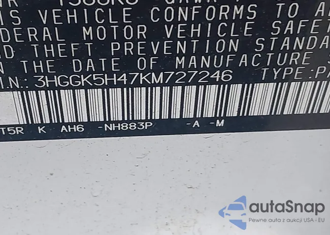3HGGK5H47KM727246: 43201359