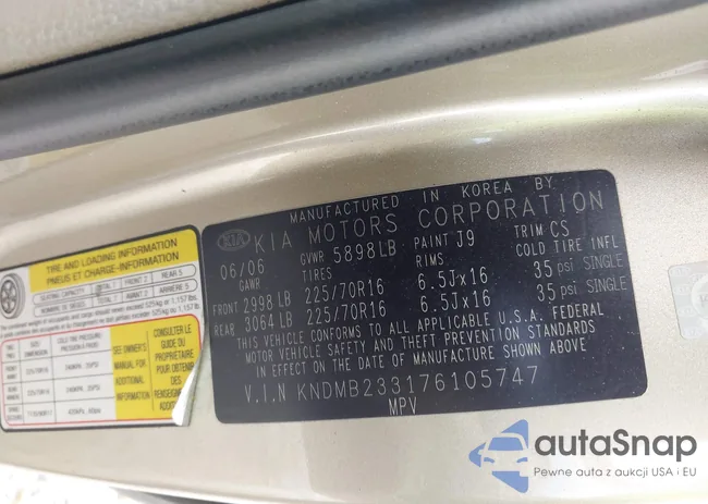 KNDMB233176105747: 43201509