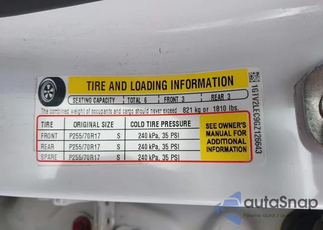 1GTV2LEC9GZ126643: 43201511