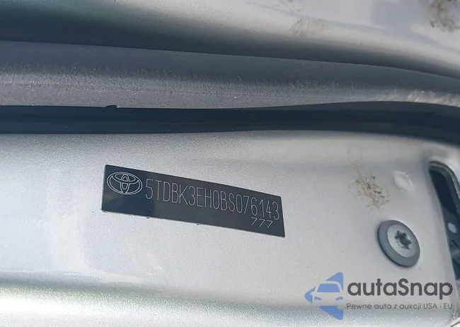 5TDBK3EH0BS076143: 43201540