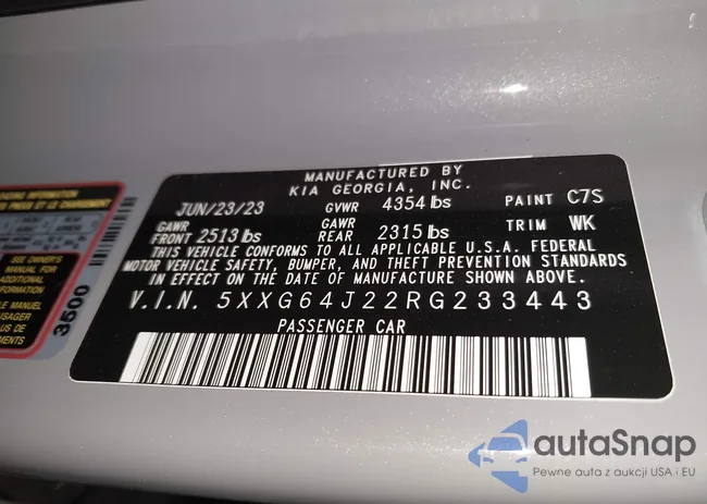 5XXG64J22RG233443: 43200880