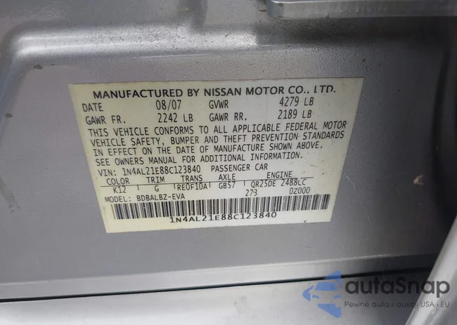 1N4AL21E88C123840: 43202192