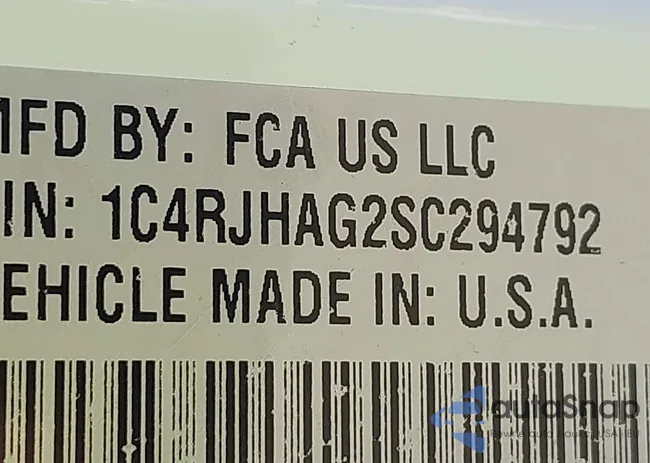 1C4RJHAG2SC294792: 43202254