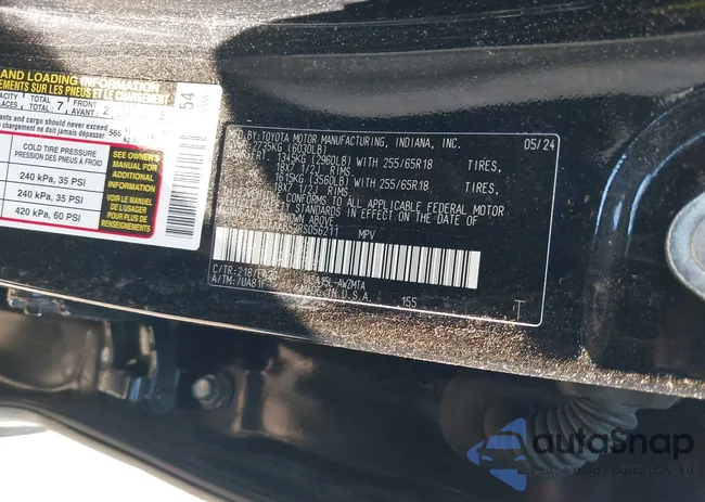 5TDAAAB52RS056211: 43202282