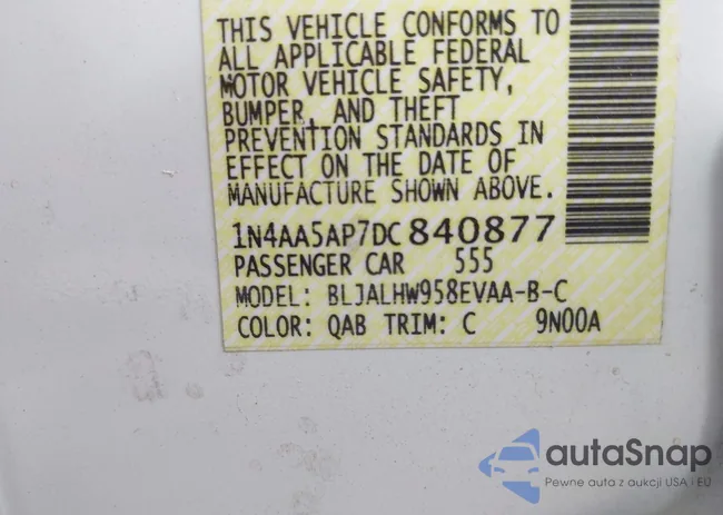 1N4AA5AP7DC840877: 43202365