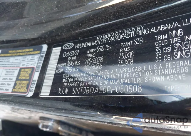 5NTJBDAE0PH050508: 43202462