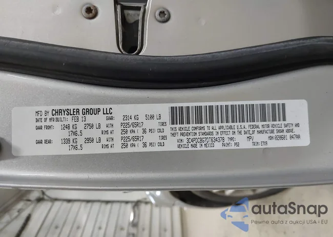 3C4PDCBG7DT634378: 43202463