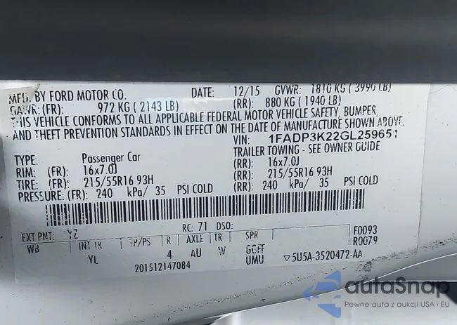 1FADP3K22GL259651: 43202466