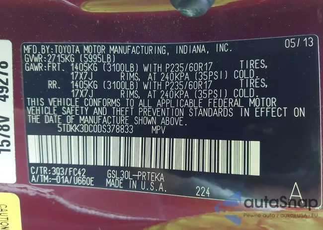 5TDKK3DC0DS378833: 43202475